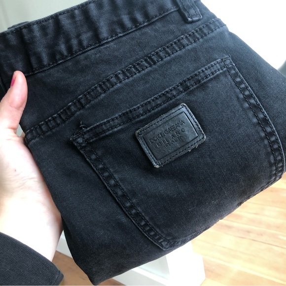 •DOLCE & GABBANA• black jeans Sz 34 (30X28) ITALY - Picture 17 of 17